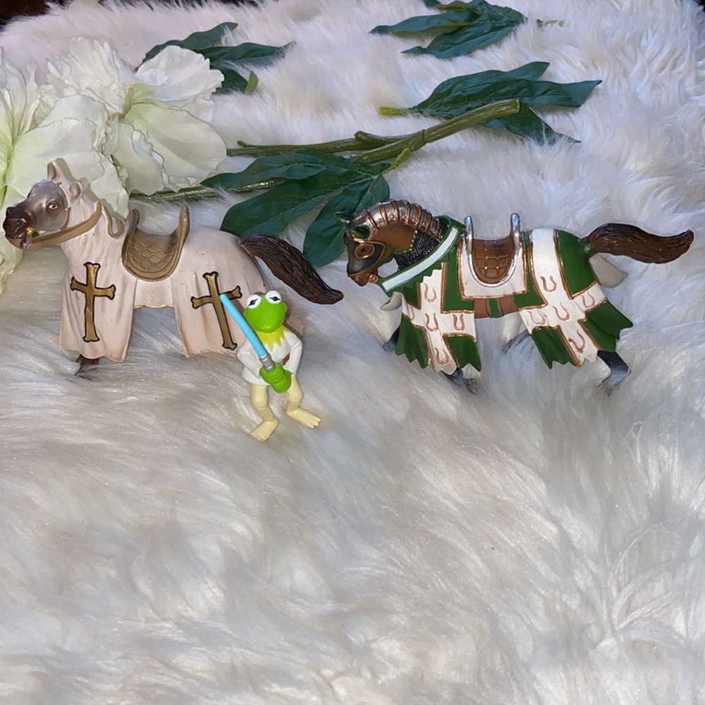 Schleich Germany Knight Horses & Star Wars Disney Muppets 2008 Kermit The Frog